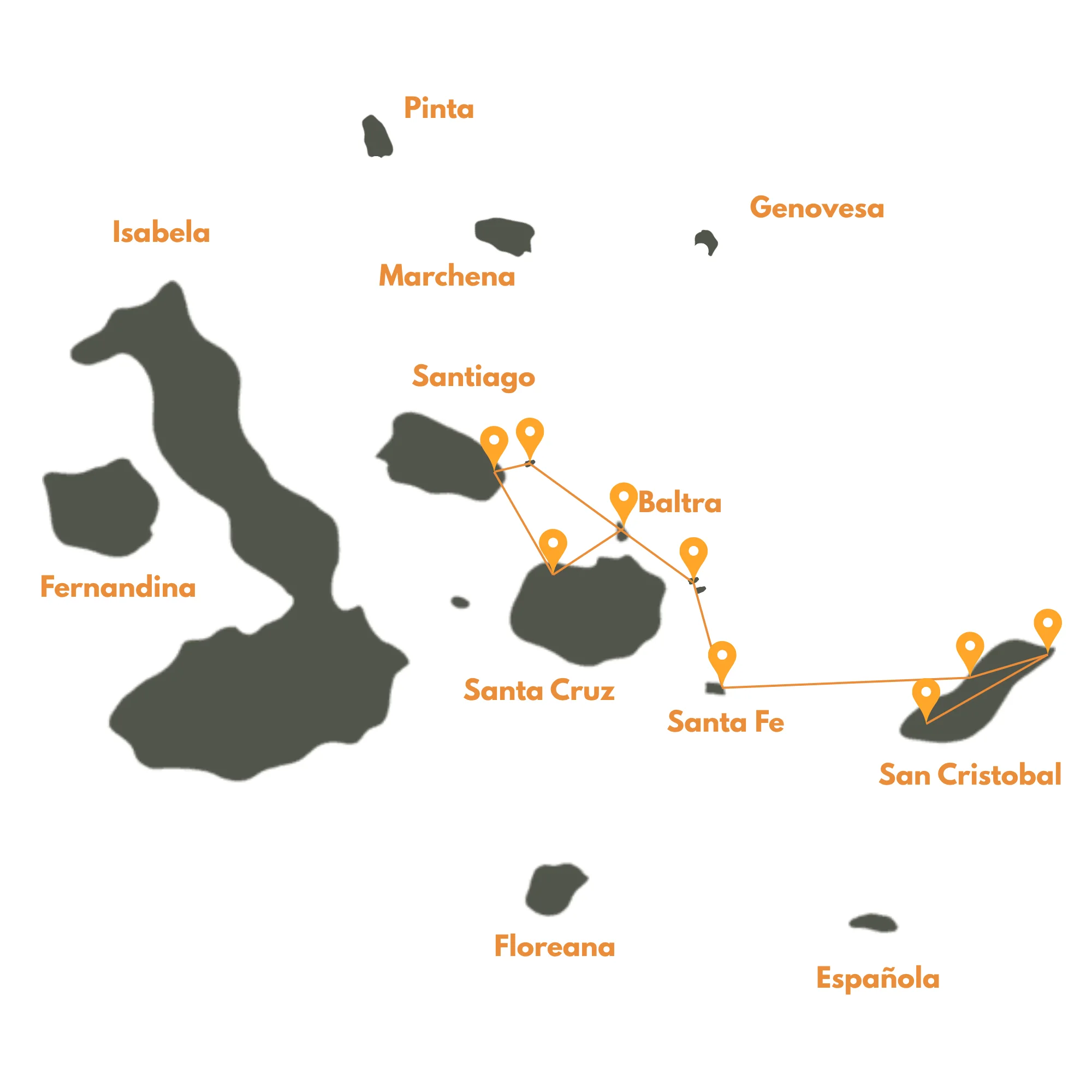 Eastern Route route map