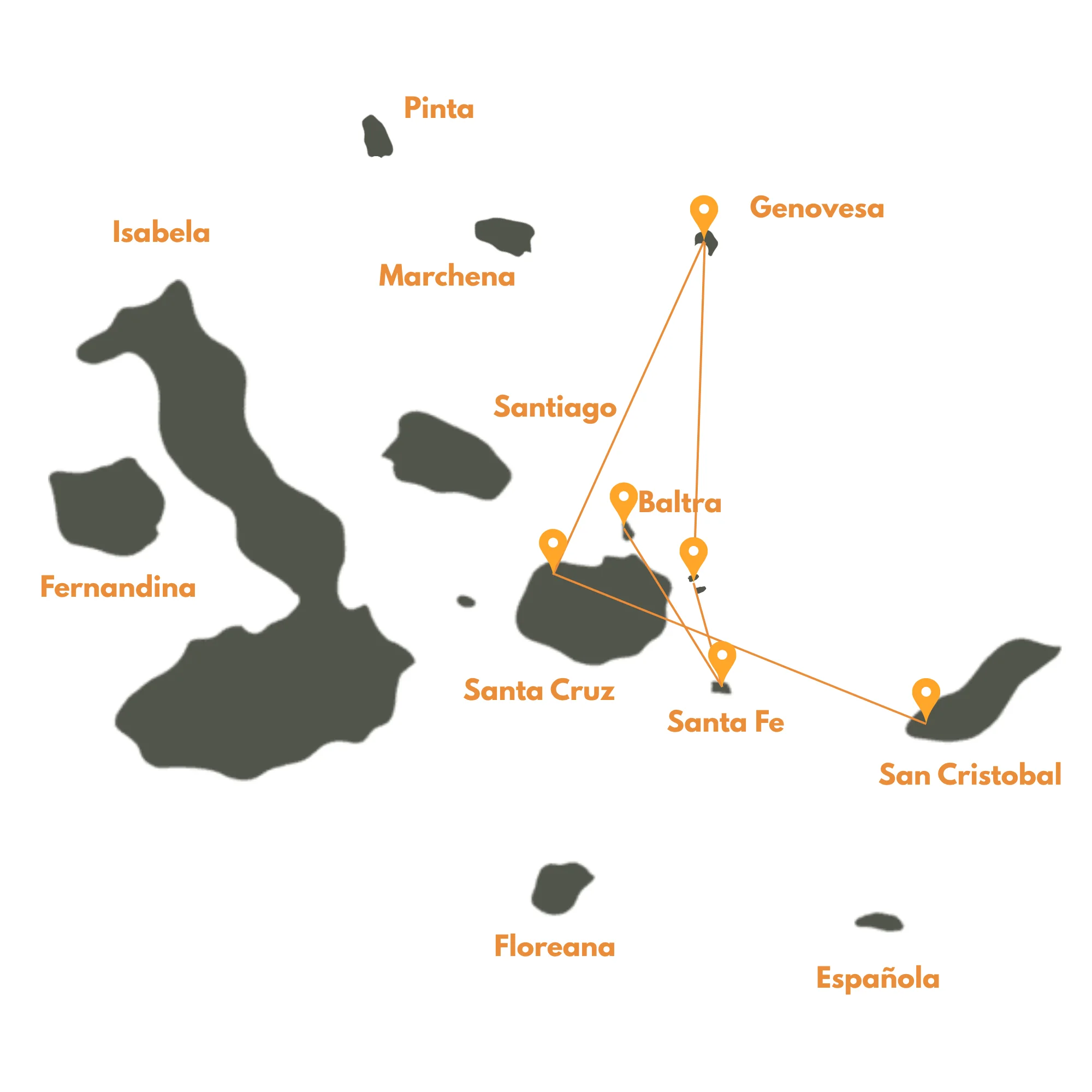 Northern Route route map