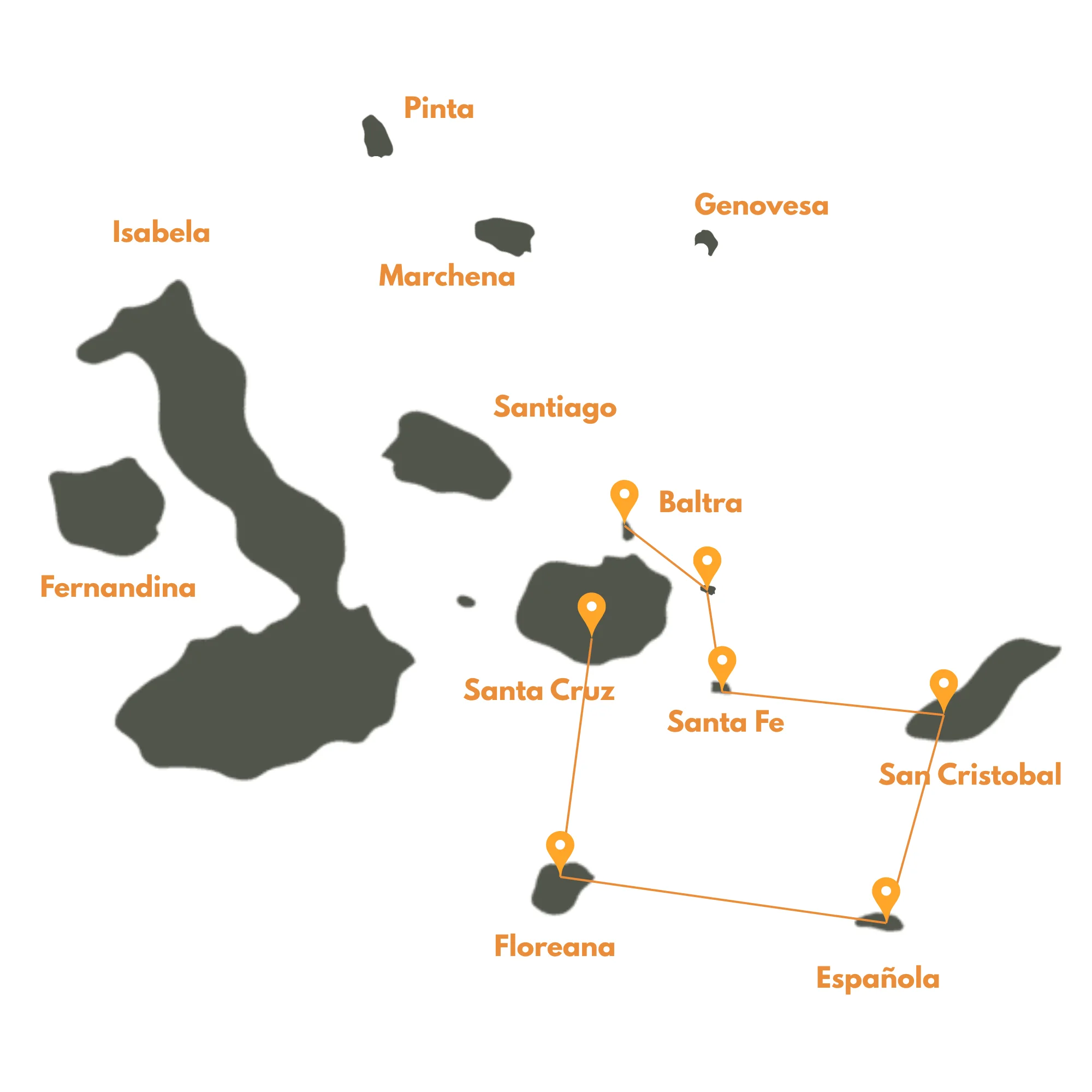 Southern Route route map