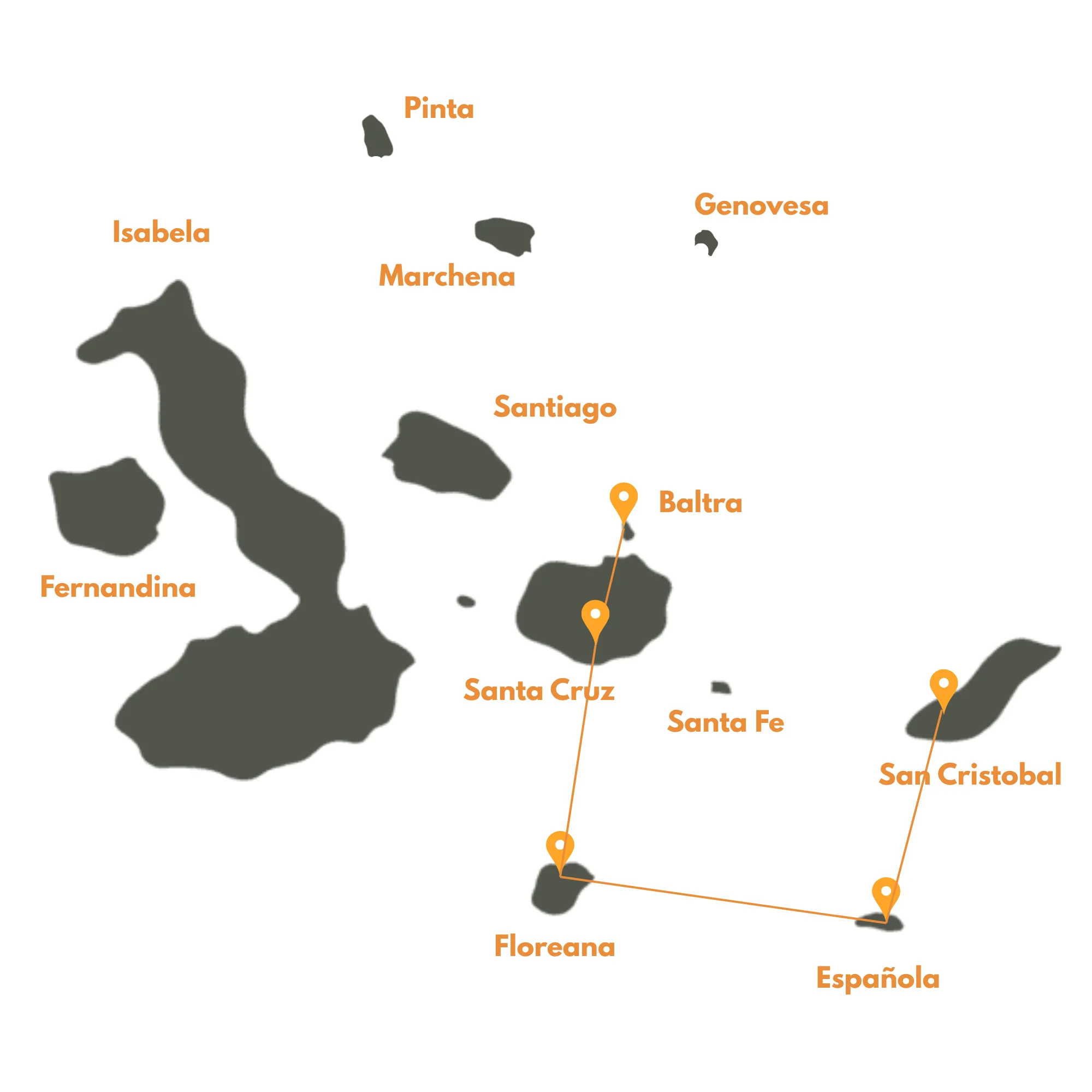 Southern Route route map