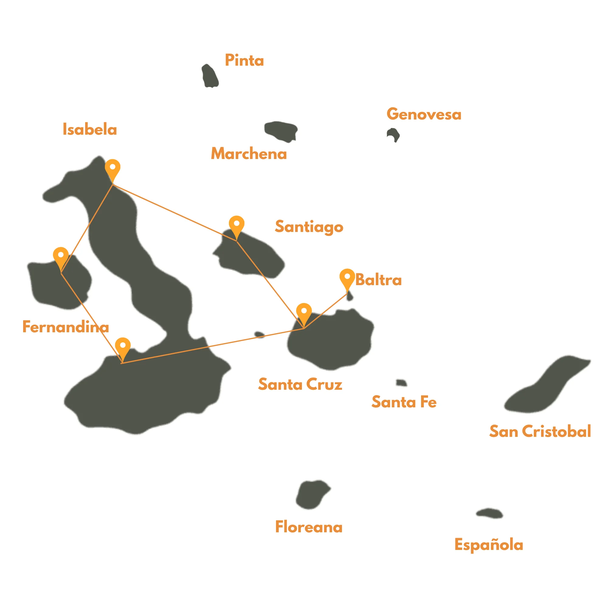 Western Route map