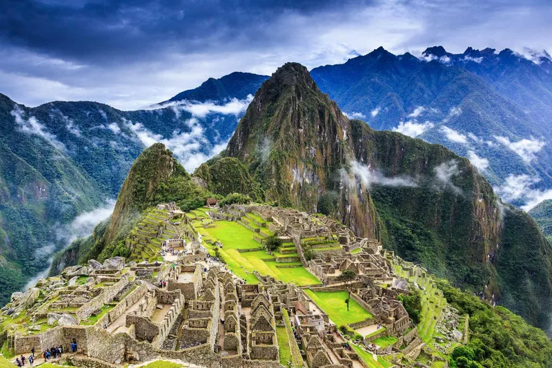 Panoramic view of Machu Picchu