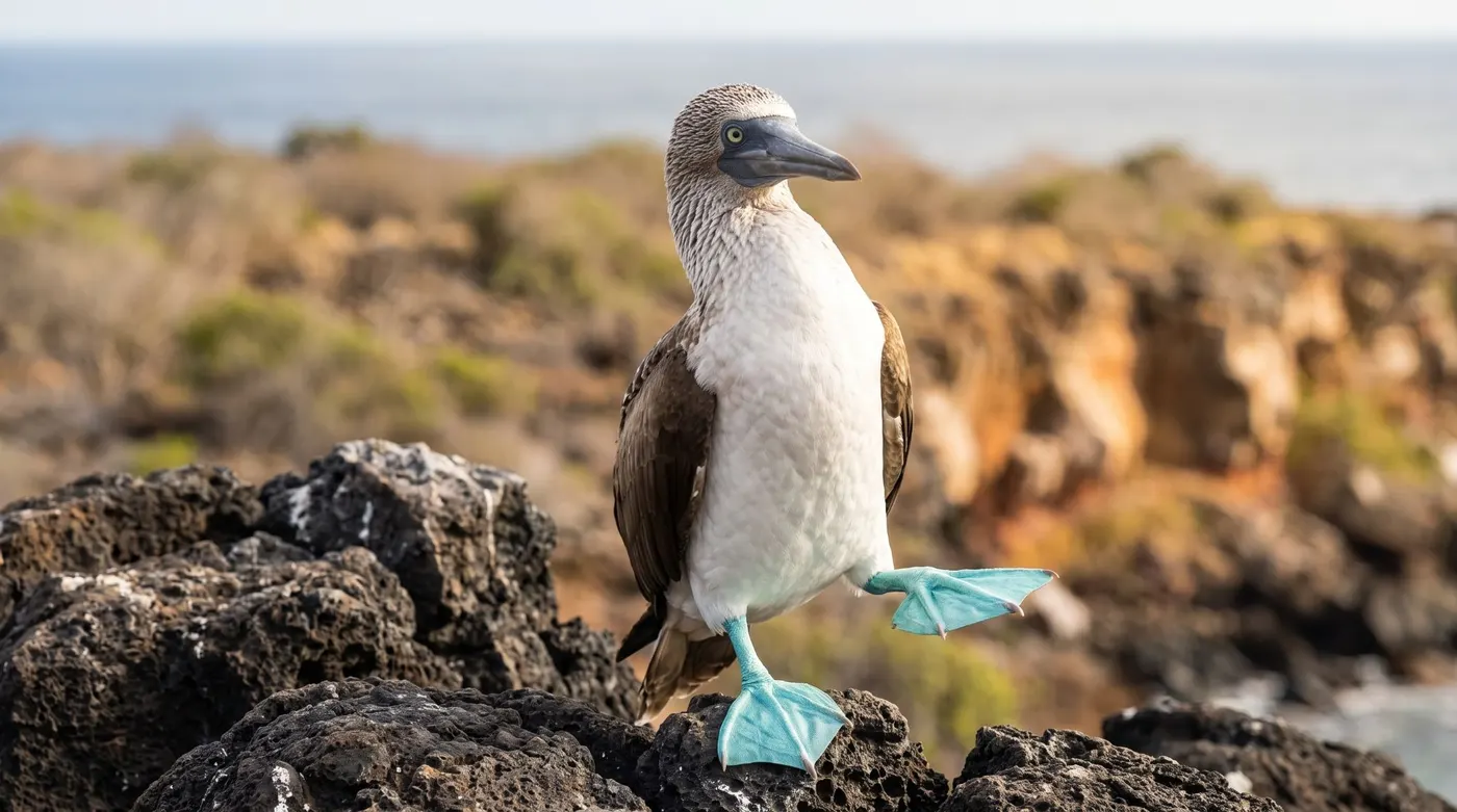 Blue-Footed Boobies in Galápagos — the Instagram expectation