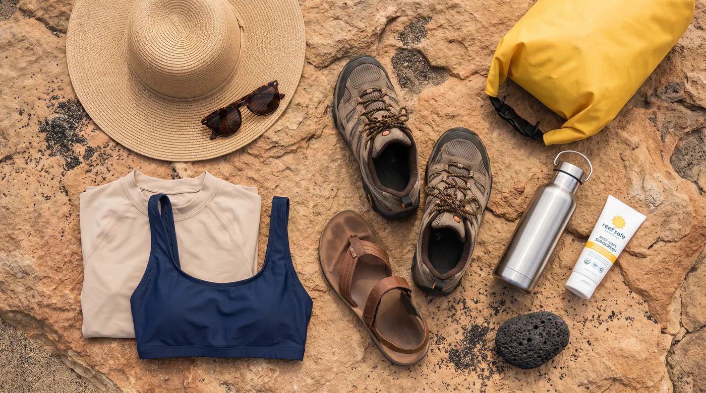 Sun protection and island-ready essentials for your Galápagos adventure