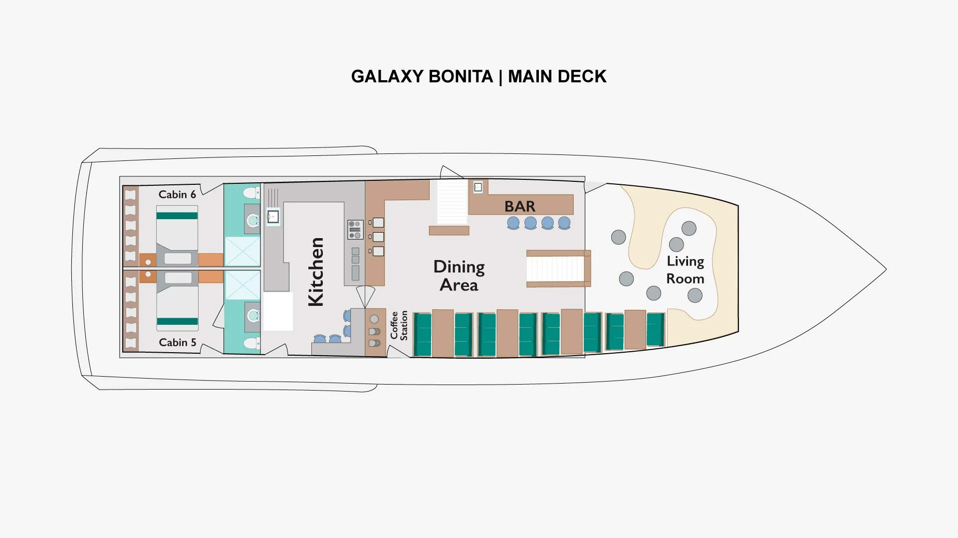Main Deck deck plan