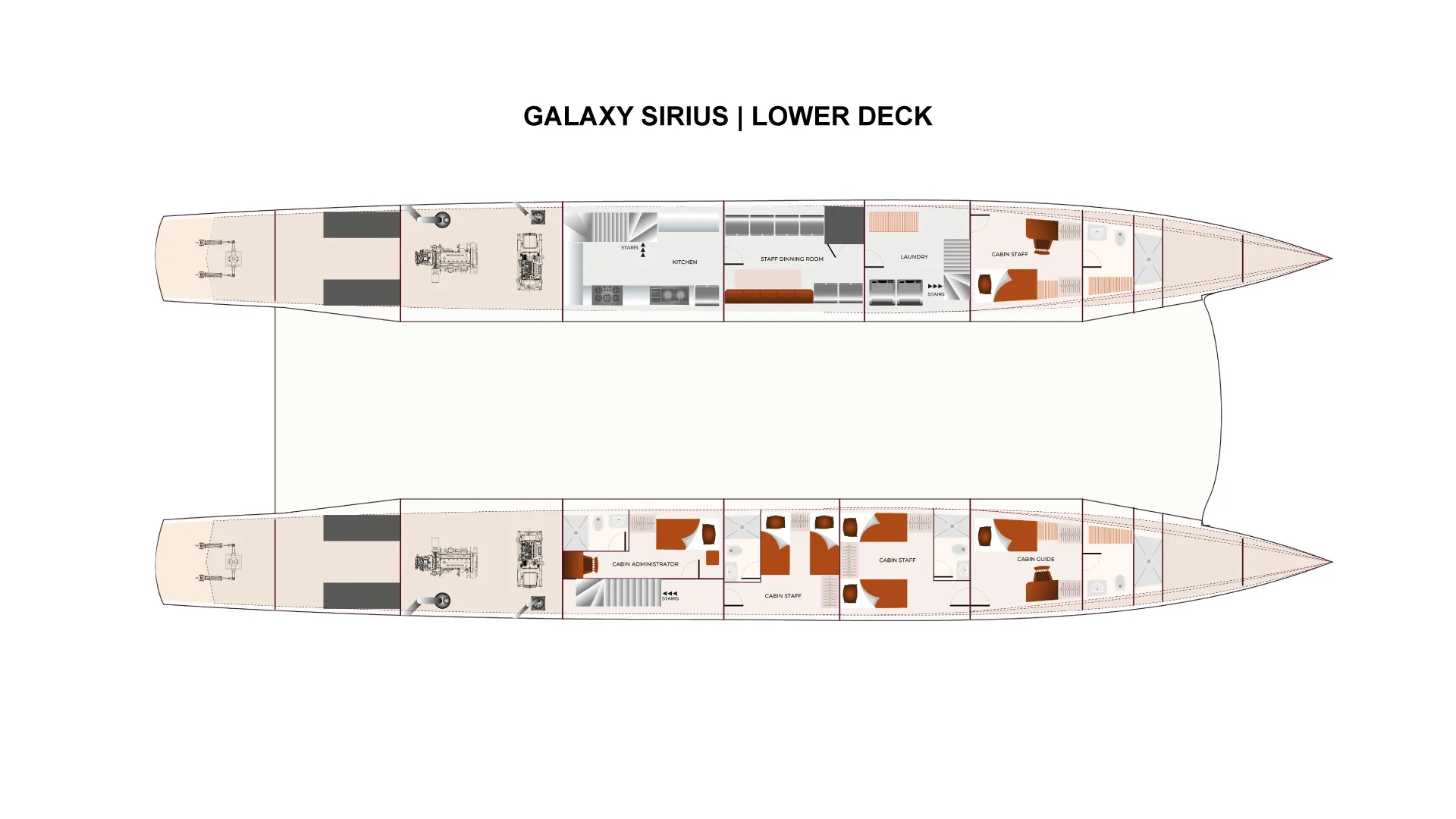 Lower Deck deck plan