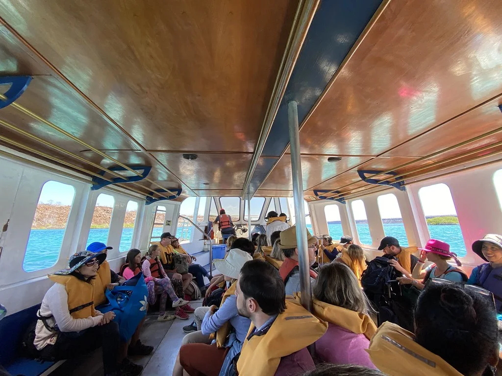 Island hopping in Galapagos: moving between islands by boat, with a new experience waiting at every stop.